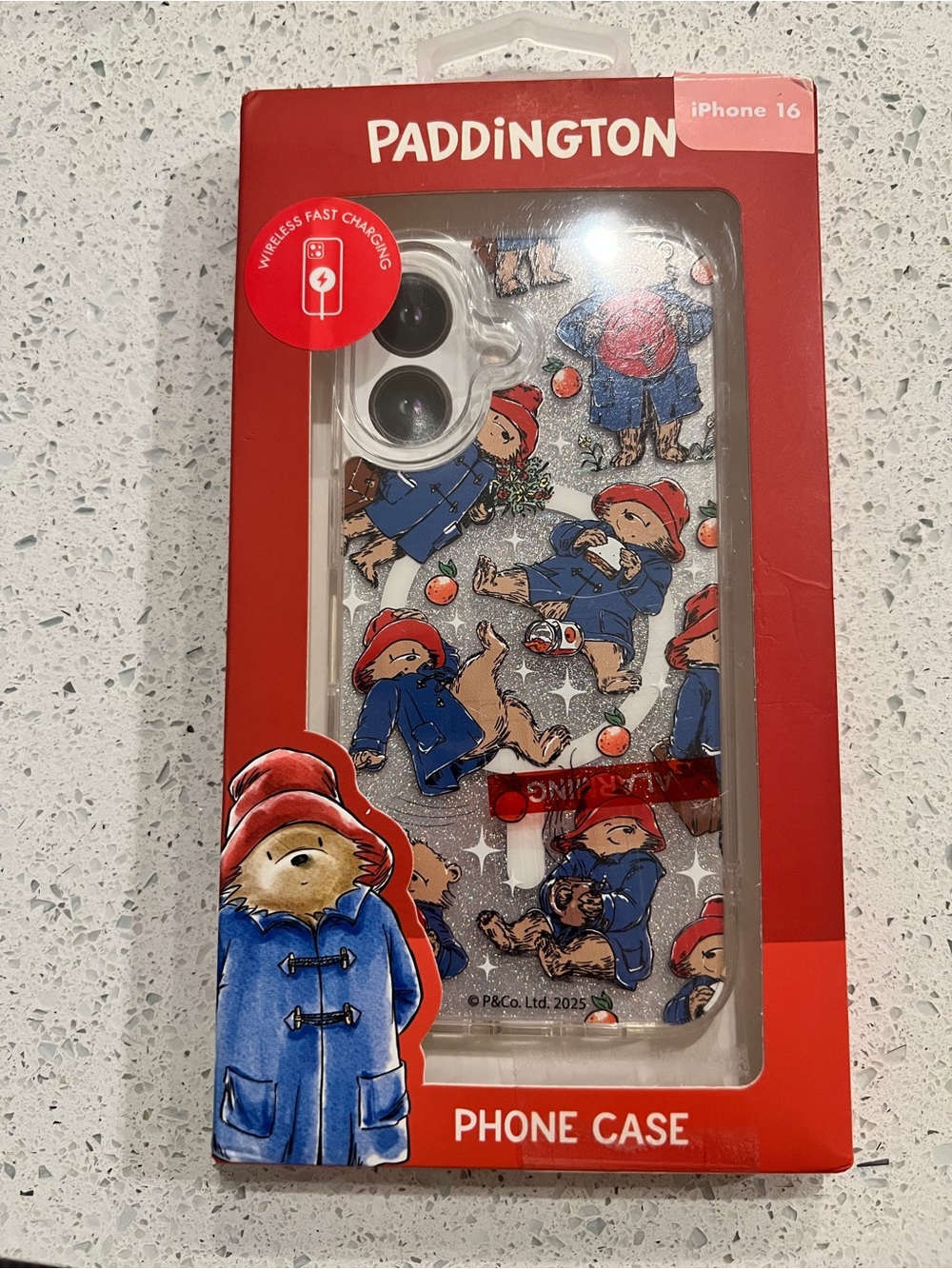 Paddington iPhone 16 Case - Red/Blue Paddington rDesign